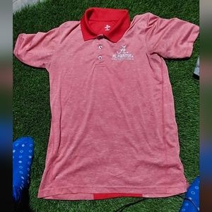 Knights Apparel Alabama Crimson Tide Embroided Polo Shirt Size M